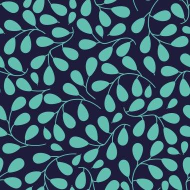 Sevimli yaprak dikişsiz desen ilham