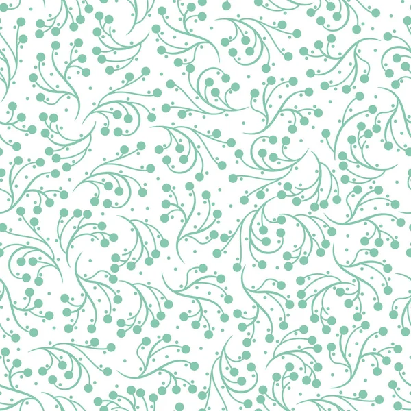 Cute Beautiful Whimsical Floral Seamless Pattern — Stock Photo, Image