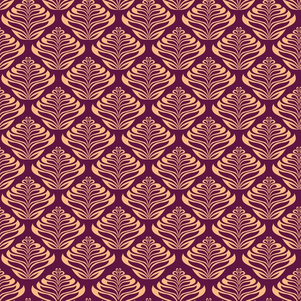 Unique Leaf Inspired Seamless Pattern — Stock Photo, Image