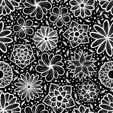 El Çizimi Çizgisi Resim Çizimi Kusursuz Yüzey Deseni Tasarımı