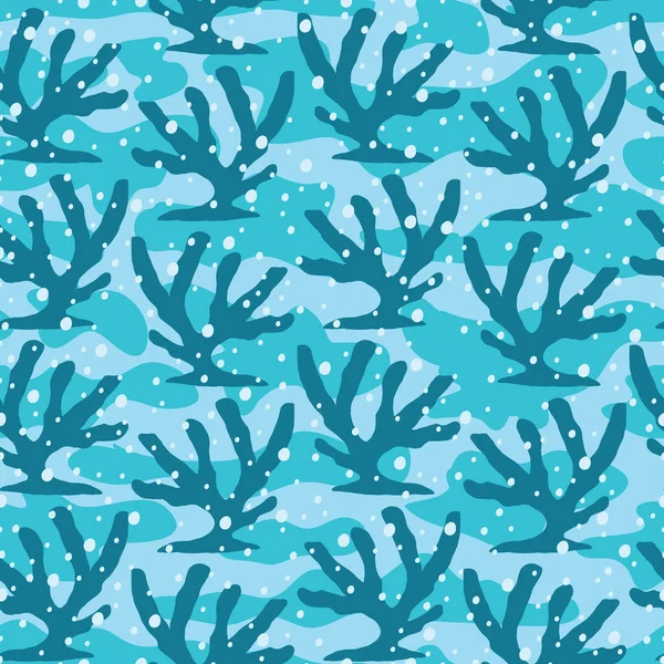 Beautiful Coral Seamless Surface Pattern Design — Stock Photo, Image