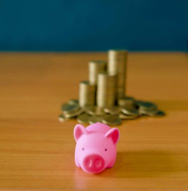 Para fikirler Up sikkelerin büyüyen gelecek için hazırlanmasında para tasarrufu evleri, fikirler, finansal ve mali için tasarruf