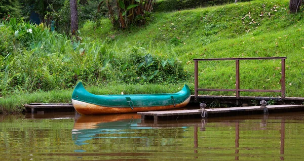 Boat Lake Parked Jetty — Stock Photo, Image