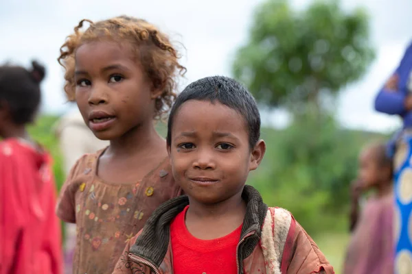 マダガスカル島の地元の子供たち — ストック写真