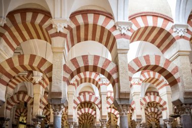 Cordoba. Ulu Cami veya Endülüs ünlü iç Cordoba, İspanya