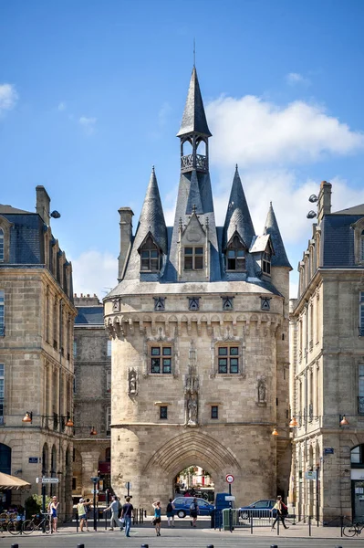 Bordeaux Place Bourse Een Van Belangrijkste Pleinen Van Bordeaux Een — Stockfoto