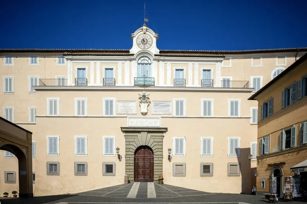 Castel Gandolfo Apoštolský Palác Castel Gandolfo Letní Sídlo Papežů Lazio — Stock fotografie