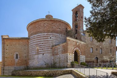 Church and Chapel of Montesiepi, Tuscany, Italy clipart