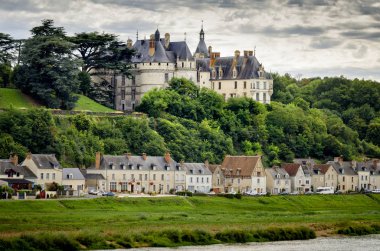 Chateau de chaumont-sur-loire, Fransa. Bu kale loire vadisinde yer alır, 10. yüzyılda kurulan ve 15 yeniden inşa edildi.