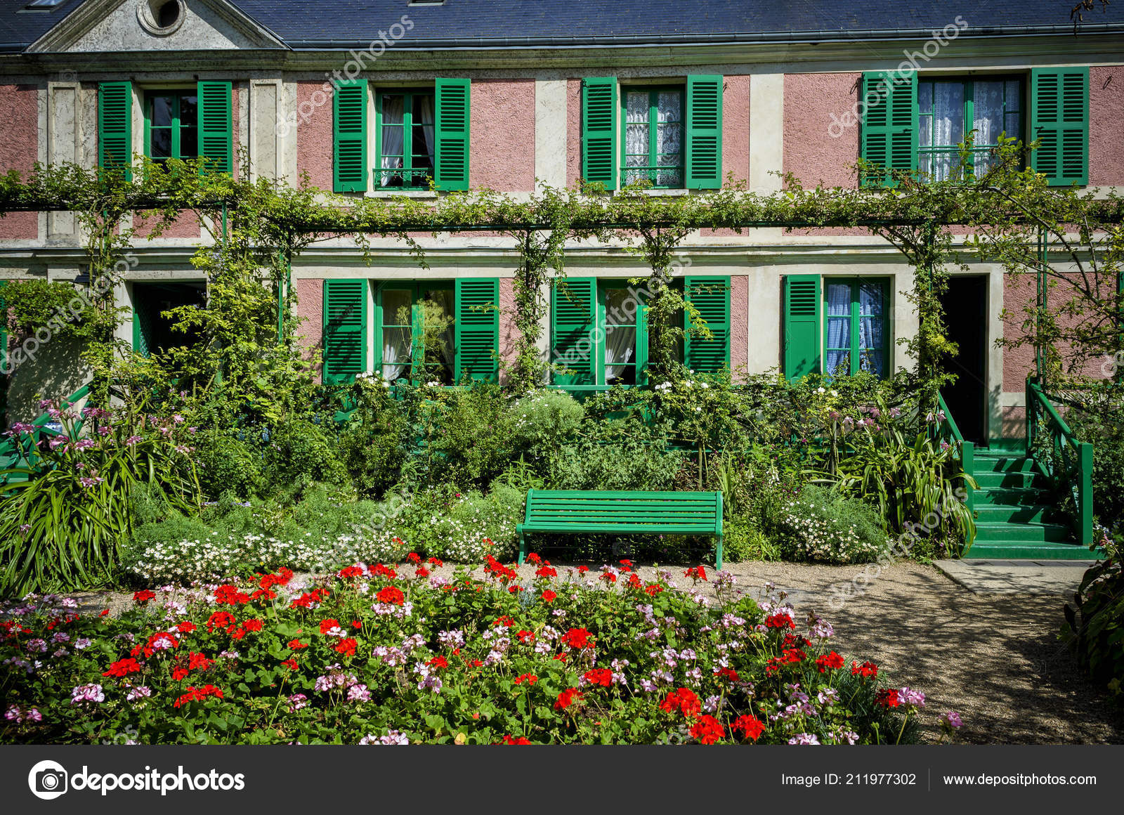 Monet Gardens House Giverny Paris France Stock Photo