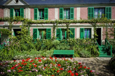 Monet'nin bahçeleri ve evinde darbeydi, Paris, Fransa