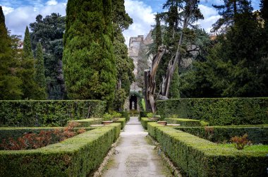 Villa d'Este Tivoli, Roma. İtalya