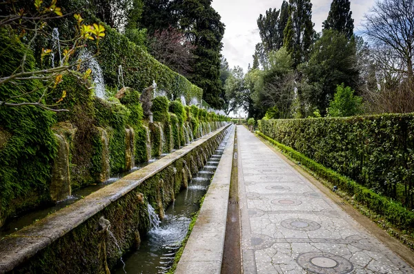 Villa Este Tivoli Rom Italien — Stockfoto