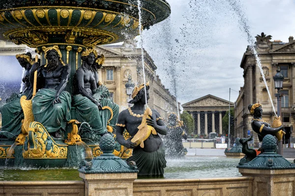 Placera Concorde Sommardag Paris Frankrike — Stock fotografie