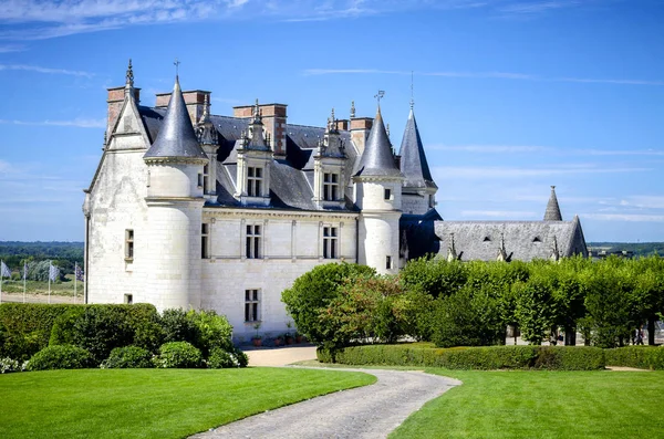 Castelo Medieval Amboise Túmulo Leonardo Vinci Loire Valley França Europa — Fotografia de Stock