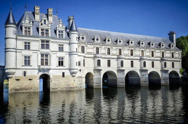 Chateau Chenonceau Loire Valley Fransa Telifsiz Stok Imajlar