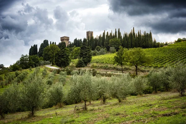 Badia Passignano Toscana Itália — Fotografia de Stock