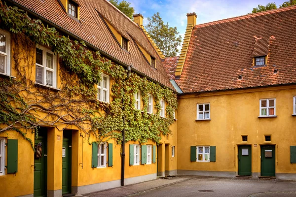 Augsburg: Fuggerei - the world oldest social housing. Bavaria, Germany