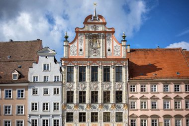 Bir görüntü güzel Landsberg am Lech, Güz, Bavyera Almanya