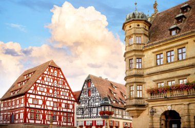 Rothenburg ob der Tauber Avrupa, Bavyera, Almanya Franconia bölgenin en güzel ve romantik köylerde biridir.
