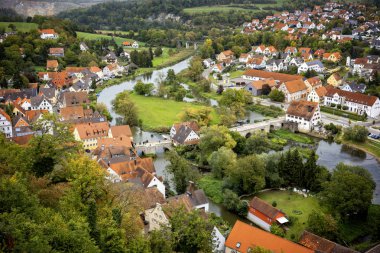 Harburg: Harburg kalenin manzara. Manzaralı yoldan 