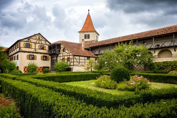 Harburg Part Interior Harburg Castle Bavaria Part Scenic Route Called — стоковое фото