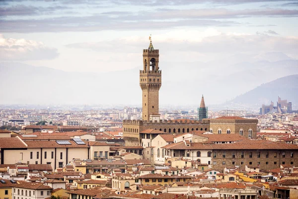 Floransa Old Palace Palazzo Vecchio Veya Palazzo Della Signo — Stok fotoğraf