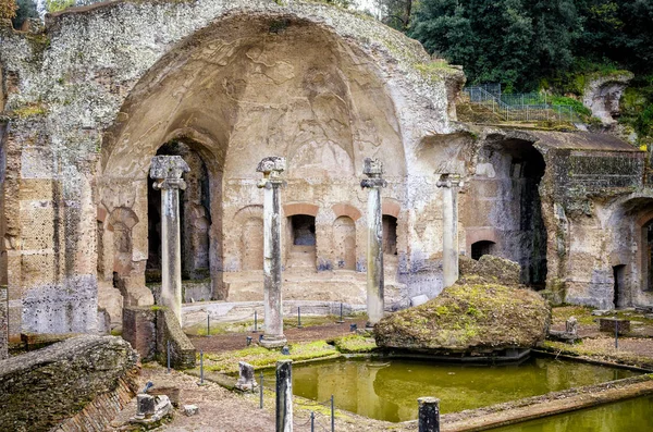 Villa Adriana Tivoli Rzym Włochy — Zdjęcie stockowe