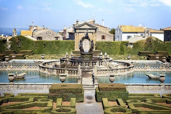 Bagnaia, İtalya 23 Mart 2018:: Villa Lante Bagnaia adlı Mannerist Bahçe sürpriz, Viterbo, İtalya olduğunu..