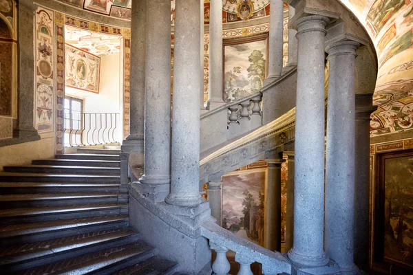 Caprarola Olaszország 2018 Március Villa Farnese Olasz Palazzo Farnese Egy — Stock Fotó