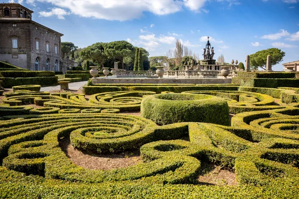 Bagnaia Villa Lante Bagnaia Mannerist Trädgård Överraskning Nära Viterbo Italien — Stockfoto
