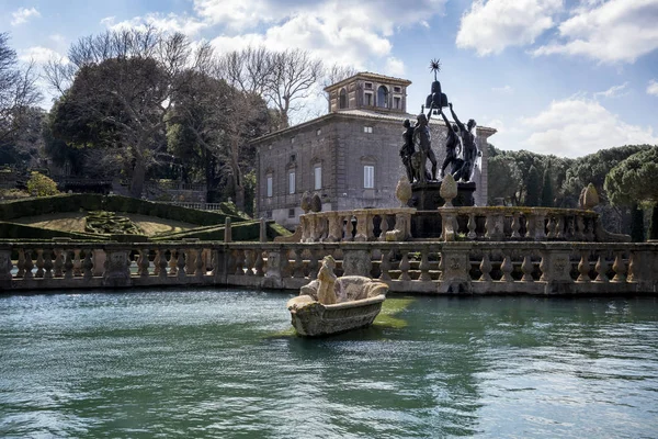 Bagnaia Villa Lante Bagnaia Mannerist Garden Surprise Viterbo Italy — Stock Photo, Image