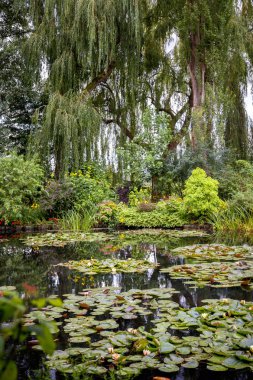 Monet'nin bahçeleri ve evinde darbeydi, Normandy, Fransa
