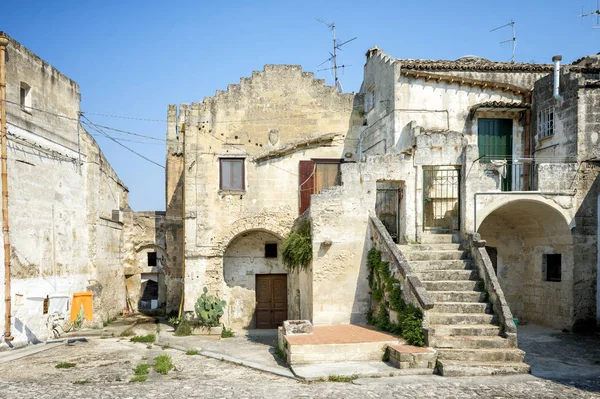Matera, tarihi merkez. Unesco Dünya Mirası Listesi, Avrupa Kültür Başkenti 2019. Basilicata, İtalya.