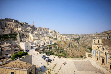 Matera, tarihi Kumluca. UNESCO Dünya Mirası, Avrupa Kültür 2019 başkenti. Basilicata, İtalya