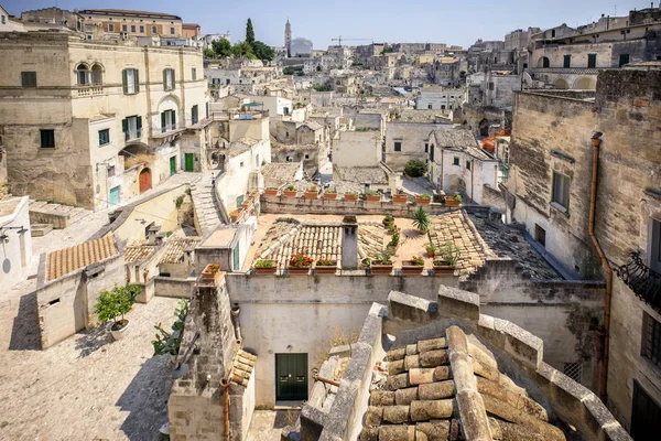 Matera Centeri Históricos Património Mundial Unesco Capital Europeia Cultura 2019 — Fotografia de Stock