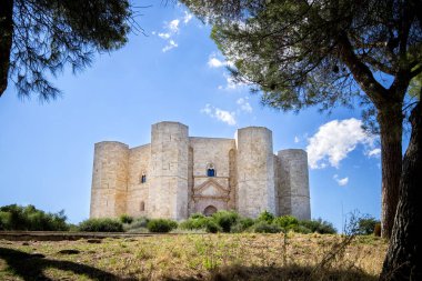 Güneydoğu Andria - Castel del Monte, Apulia, İtalya.