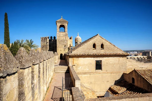 Cordoba-Alcazar de los Reyes Cristianos w mieście Cordoba, Hiszpania — Zdjęcie stockowe