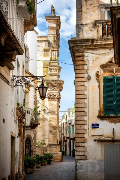 Malowniczy Letni Widok Martina Franca Prowincja Taranto Apulia Południowe Włochy — Zdjęcie stockowe
