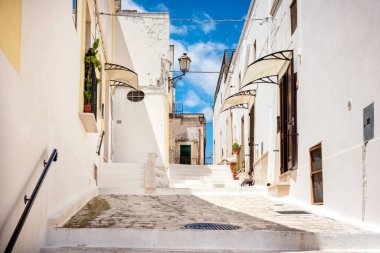 Oria. Küçük bir ortaçağ merkezi, Yahudi mahallesi. Puglia, Apulia, İtalya