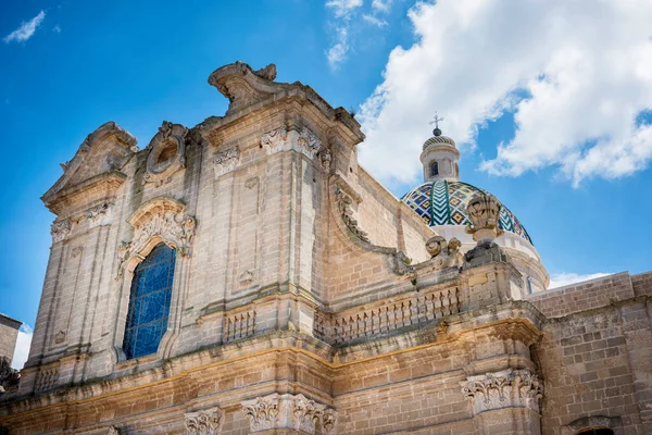 Apulia Pequeña Ciudad Medieval Pintoresca Catedral Oria Vistas Basílica Región — Foto de Stock