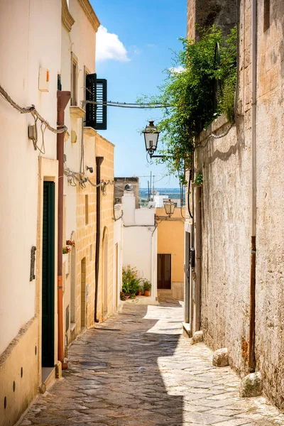 Oria Małe Średniowieczne Centrum Dzielnica Żydowska Puglia Apulia Włochy — Zdjęcie stockowe