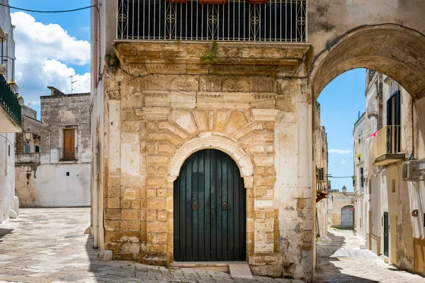 Oria Malé Středověké Centrum Puglia Apulia Itálie — Stock fotografie