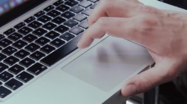 Mans el kaydırma dokunmatik yüzey.