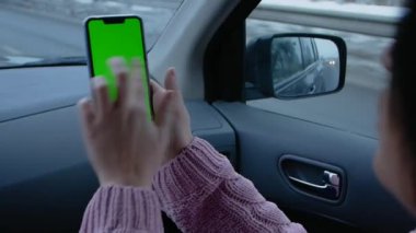 Yeşil bir ekran ile Smartphone