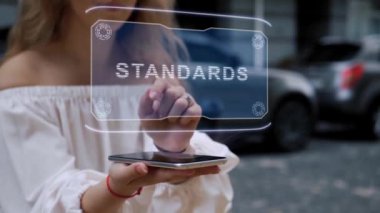 Sarışın HUD hologram Standartları Etkileşimi
