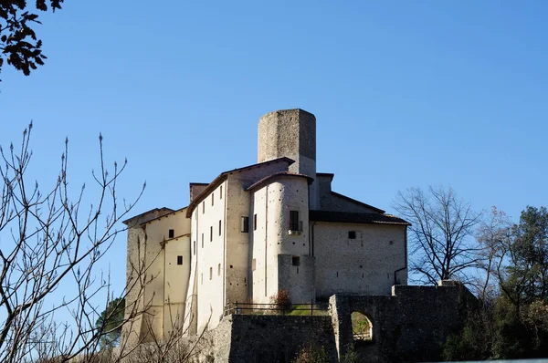 Κάστρο Του Montenero Sabino Rieti Λάτσιο Ιταλία — Φωτογραφία Αρχείου