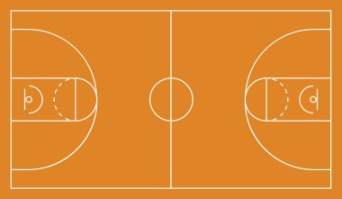 Basketbol arena arka plan. Vektör çizim eps 10