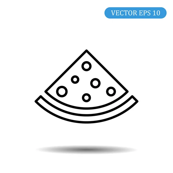 Pizza-ikonen. Vektor illustration eps 10 — Stock vektor