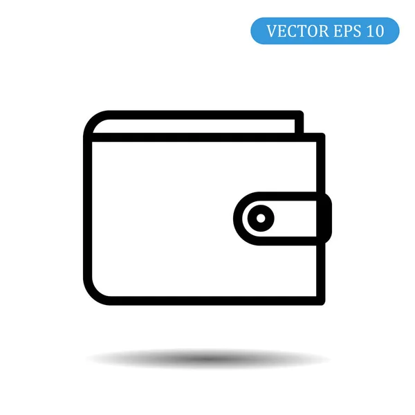 Geldbörse icon.vector illustration eps 10 — Stockvektor